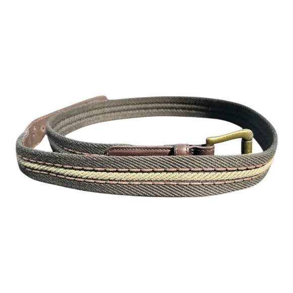 Duluth‎ Trading Co Brown and Gold Belt with Brass Buckle - Picture 5 of 5